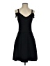 Milly Solid Black Cocktail Dress Size S - photo 1