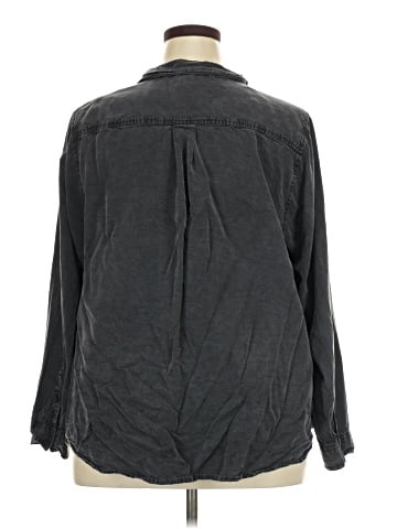 Torrid 3/4 Sleeve Button-Down Shirt (view 2)