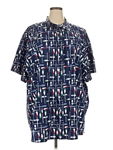Assorted Brands Short Sleeve Button-Down Shirt (view 1)