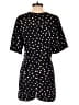19 Cooper 100% Polyester Polka Dots Black Romper Size M - photo 2