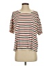 Current/Elliott Stripes Ivory Short Sleeve T-Shirt Size 2 - photo 1