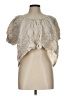 Tuckernuck Ivory Short Sleeve Blouse Size L - photo 1