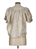 Tuckernuck Ivory Short Sleeve Blouse Size L - photo 2