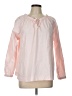 Nine West 100% Cotton Pink Long Sleeve Blouse Size L - photo 1