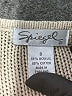 Spiegel Metallic Tan Pullover Sweater Size S - photo 7
