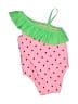 Old Navy Polka Dots Pink One Piece Swimsuit Size 12-18 mo - photo 2
