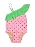 Old Navy Polka Dots Pink One Piece Swimsuit Size 12-18 mo - photo 1
