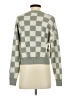 Sincerely Jules Checkered-gingham Gray Pullover Sweater Size XS - photo 2