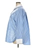 Lane Bryant Stripes Blue Long Sleeve Button-Down Shirt Size 18 - 20 Plus - photo 5