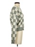Sincerely Jules Checkered-gingham Gray Pullover Sweater Size XS - photo 4
