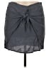 Assorted Brands 100% Viscose Solid Gray Casual Skirt Size M - photo 1
