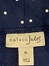 Maison Jules Polka Dots Blue Casual Pants Size XL - photo 4