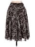 Chico's 100% Polyester Graphic Black Brown Formal Skirt Size Lg (2) - photo 2