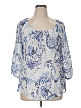 Unique Spectrum 3/4 Sleeve Blouse