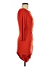 Donna Ricco Solid Red Casual Dress Size 8 - photo 4