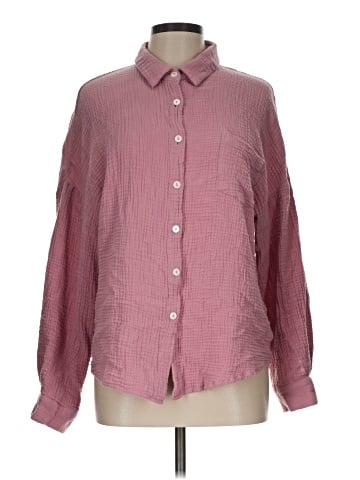 Automet Long Sleeve Button-Down Shirt (view 1)