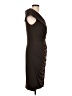Tadashi Solid Brown Cocktail Dress Size L - photo 4