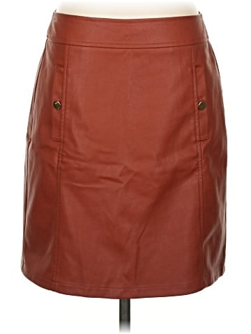 Ann Taylor LOFT Faux Leather Skirt (view 1)