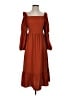 Unbranded 100% Polyester Brown Casual Dress Size S - photo 1