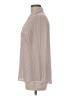 Candie's 100% Polyester Houndstooth Tan Long Sleeve Blouse Size M - photo 5