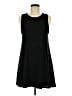 Sage Solid Black Casual Dress Size M - photo 1