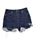 Universal Thread Hearts Blue Denim Shorts Size 4 - photo 1