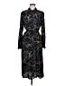 Bianca Print Black Casual Dress Size M (estimated) - photo 1