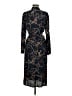 Bianca Print Black Casual Dress Size M (estimated) - photo 2