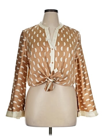 Halogen 3/4 Sleeve Blouse (view 1)