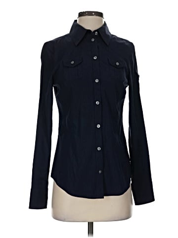 Martin + Osa Long Sleeve Silk Top (view 1)