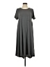 Lularoe Solid Gray Casual Dress Size S - photo 1