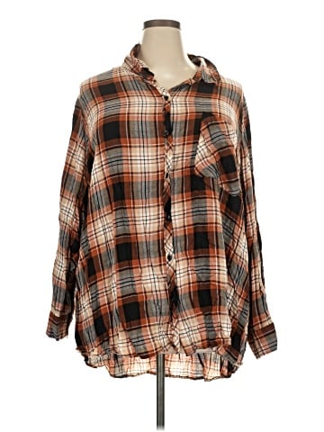 Terra & Sky Long Sleeve Button-Down Shirt (view 1)