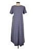 Lularoe Solid Gray Casual Dress Size XS - photo 2