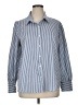 Zeagoo Stripes Blue Long Sleeve Blouse Size XL - photo 1