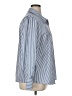 Zeagoo Stripes Blue Long Sleeve Blouse Size XL - photo 4