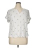 Lane Bryant Stars Silver Short Sleeve T-Shirt Size 14 - 16 Plus - photo 1