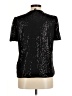 Niay 100% Polyester Metallic Black Short Sleeve T-Shirt Size 6 - photo 2