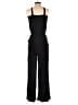 Joie 100% Silk Solid Black Jumpsuit Size S - photo 2