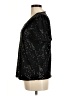 Niay 100% Polyester Metallic Black Short Sleeve T-Shirt Size 6 - photo 5