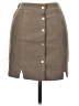 Assorted Brands Solid Brown Casual Skirt One size - photo 1