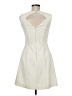 H&M 100% Polyester Ivory Cocktail Dress Size 8 - photo 2