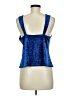 Avon 100% Polyester Blue Sleeveless Blouse Size M - photo 2