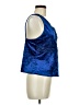 Avon 100% Polyester Blue Sleeveless Blouse Size M - photo 4
