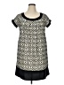 Blu Sage Graphic Gray Casual Dress Size 14 - photo 1