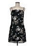 Mi ami 100% Polyester Floral Black Casual Dress Size M - photo 1