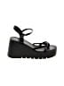 Madden Girl Black Wedges Size 7 1/2 - photo 1