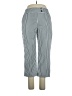 Chico's Stripes Gray Casual Pants Size M - photo 1