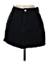 Shein Solid Black Denim Skirt Size XS (tall) - photo 1
