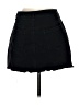 Shein Solid Black Denim Skirt Size XS (tall) - photo 2