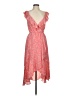 Socialite 100% Polyester Paisley Pink Cocktail Dress Size M - photo 1
